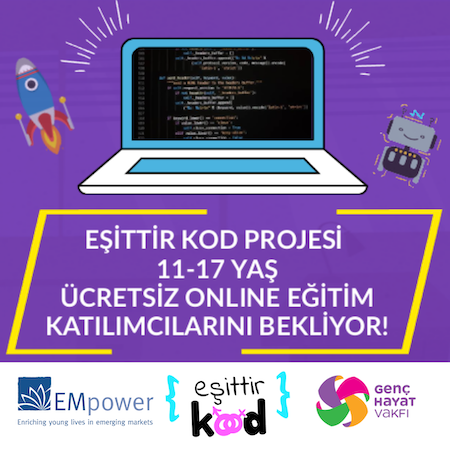 Eşittir Kod projesini yeni katılımcılarını bekliyor