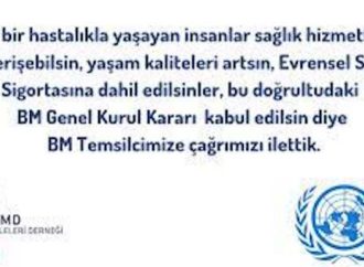 DMD Aileleri Derneği’nden BM Türkiye Daimi Temsilciliğine çağrı
