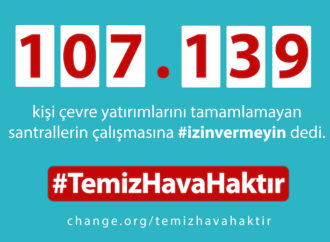 107 bin imza Temiz Hava Hakkı için mecliste