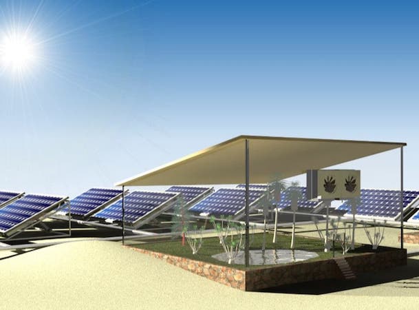 Bitki yetiştirmek için havadan nem çekebilen  yeni güneş enerjisi teknolojisi