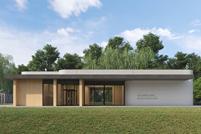 Ukrayna’da okullar 3D baskı teknolojiyle yeniden inşa ediliyor