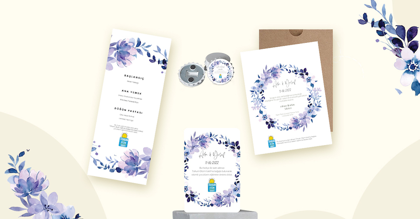 Davetiye ve nikah ürünlerinizle otizmli çocuklara destek olun