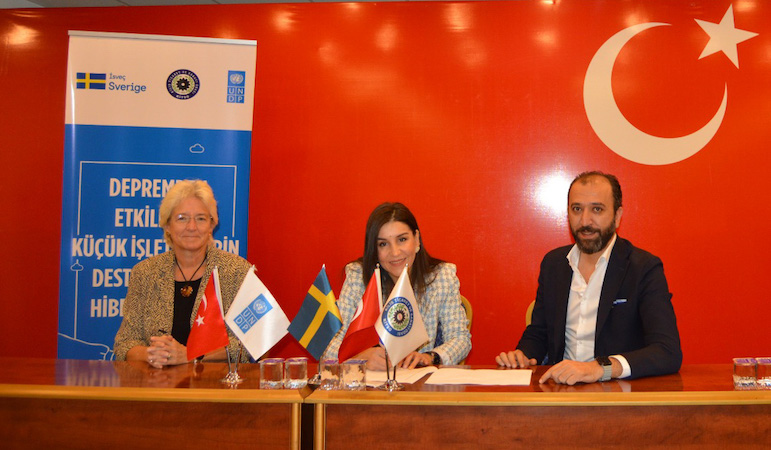 UNDP, Kilis’te 80 küçük işletmeye 180.400 ABD Doları tutarında deprem sonrası toparlanma hibesi dağıttı 