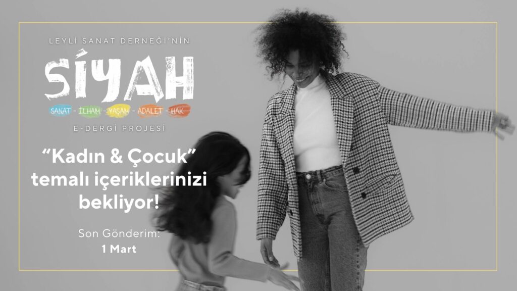 SİYAH E-Dergi, içerik gönderimlerinizi bekliyor