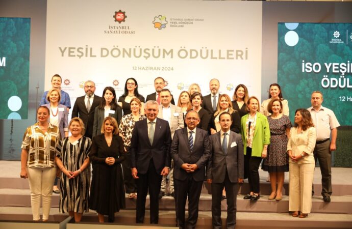 İstanbul Sanayi Odası Yeşil Dönüşüm Ödülleri sahiplerine verildi