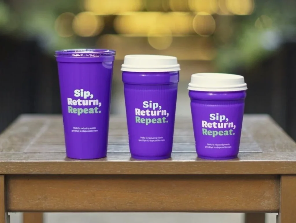 PepsiCo, Coca-Cola ve Starbucks yeniden kullanılabilir mor bardakları test ediyor