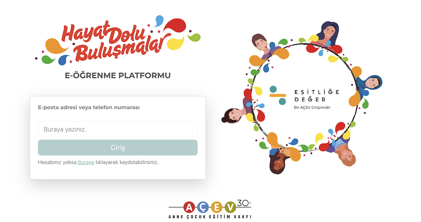 AÇEV’den bir ilk: Hayat Dolu Buluşmalar E-Öğrenme Platformu erişime açıldı