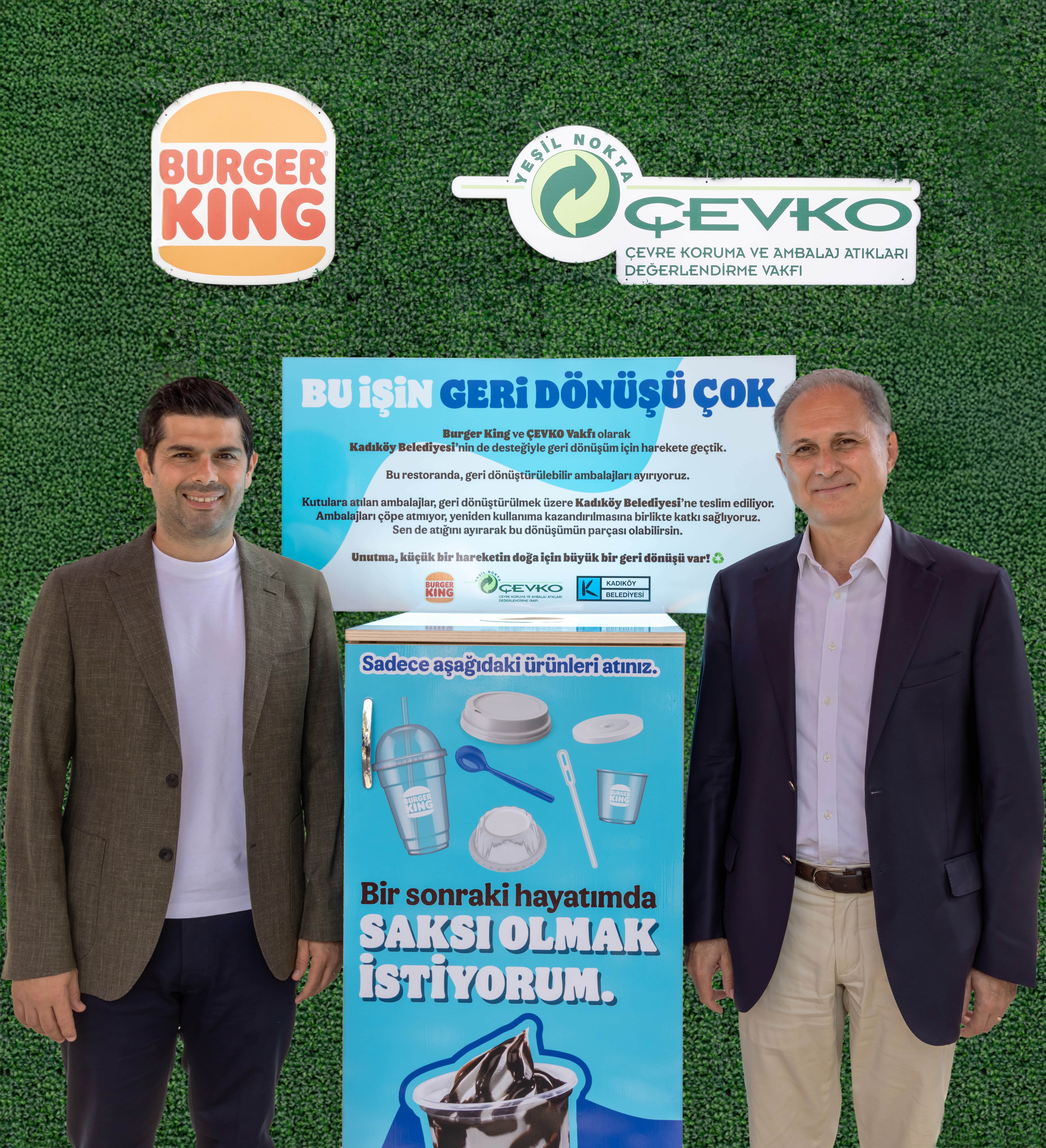 Burger King’den sürdürülebilir gelecek için anlamlı adım: “Bu İşin Geri Dönüşü Çok”