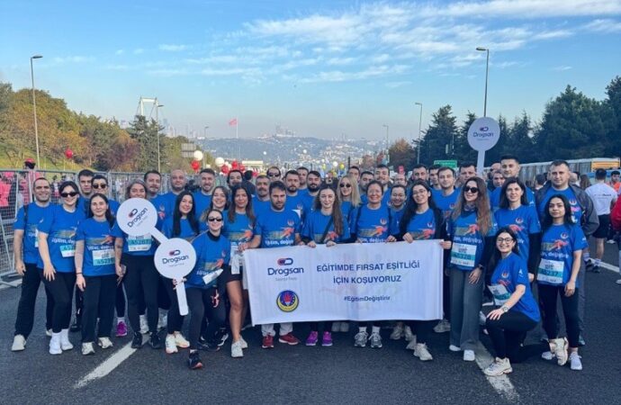 Drogsan İlaçları, 47. İstanbul Maratonu’nda “Eğitim ve Gelecek” için Koştu!