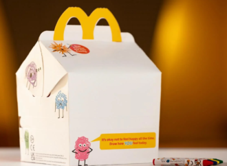 Happy Meal kutuları çocukların duygularını yansıtmasına alan açıyor