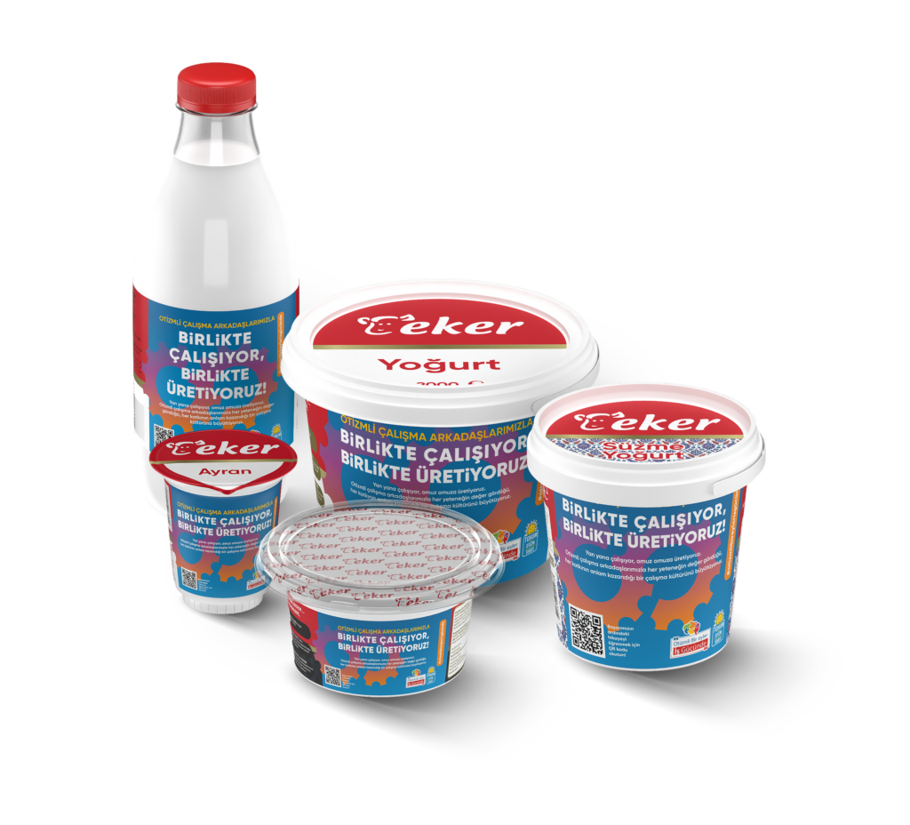 Eker’in ürün ambalajları otizm farkındalığı için yenilendi