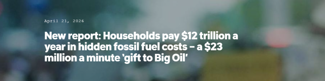 350.org raporu: Fosil yakıtların görünmeyen faturası