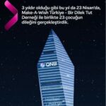 QNB Türkiye’den Dünya Dilek Günü’nde anlamlı farkındalık: Kristal kule maviye büründü