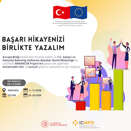 Türk ve Suriyeli girişimci adayları için online eğitim programı başlıyor
