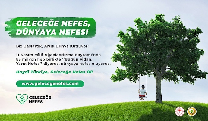 Milli Ağaçlandırma Günü için fidanlar hazır