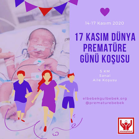 Dünya Prematüre Günü’nde erken doğan bebekler için sanal koşu düzenleniyor