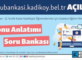 Kadıköy Belediyesi’nden uzaktan eğitime soru bankası desteği