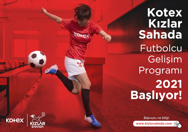 Kotex ve Kızlar Sahada’nın Futbolcu Gelişim Programı 2021 başlıyor