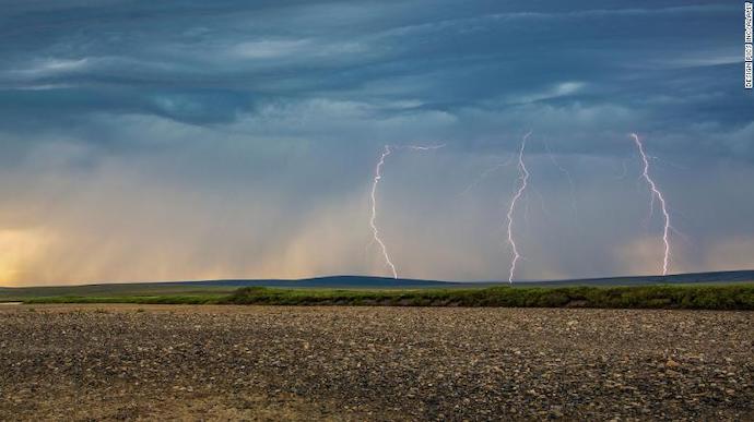 Kuzey Kutbu’nda yıldırım çarpması kritik bir artış gösteriyor