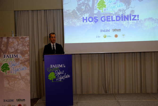 Falım’la Yeşeren Sakız Ağaçları projesi 