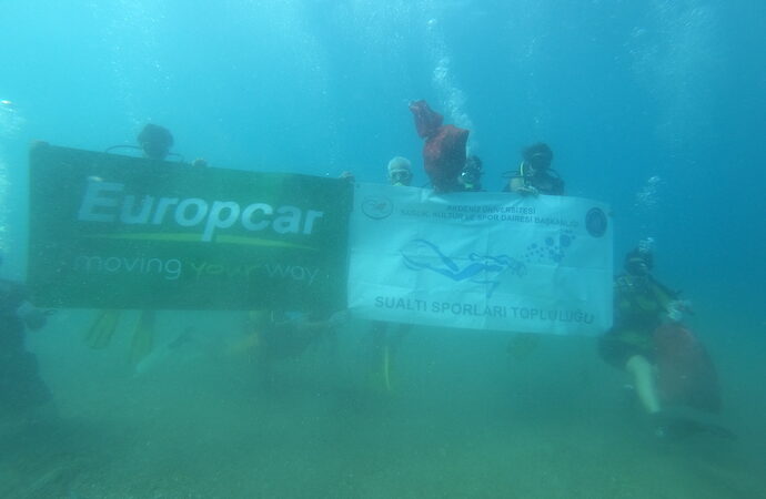 Akdeniz Üniversitesi Su Altı Topluluğu’nun gönüllü çalışmalarına Europcar Türkiye’den destek