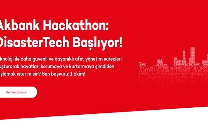 Akbank Hackathon bu yıl afet teknolojileri temasıyla gerçekleştiriliyor