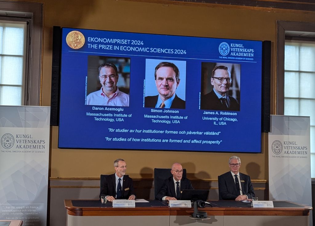 2024 Nobel Ekonomi Ödülü eşitsizlikler üzerine araştırmalar yapan Acemoğlu, Johnson ve Robinson’a verildi