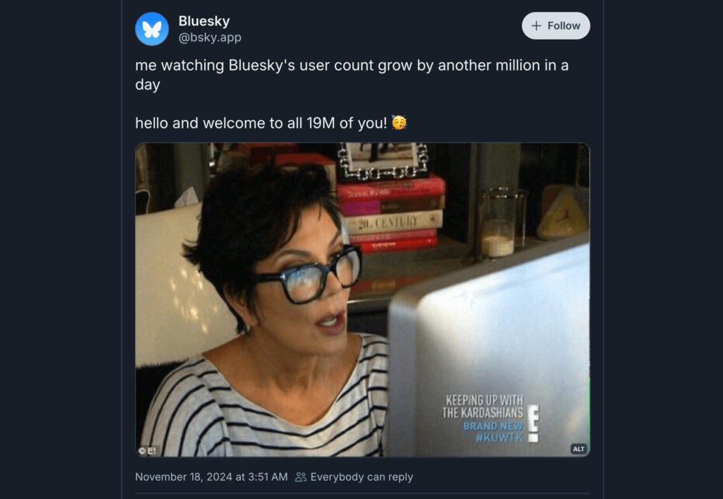 Sosyal medya platformu Bluesky X’i geride bırakabilir mi?