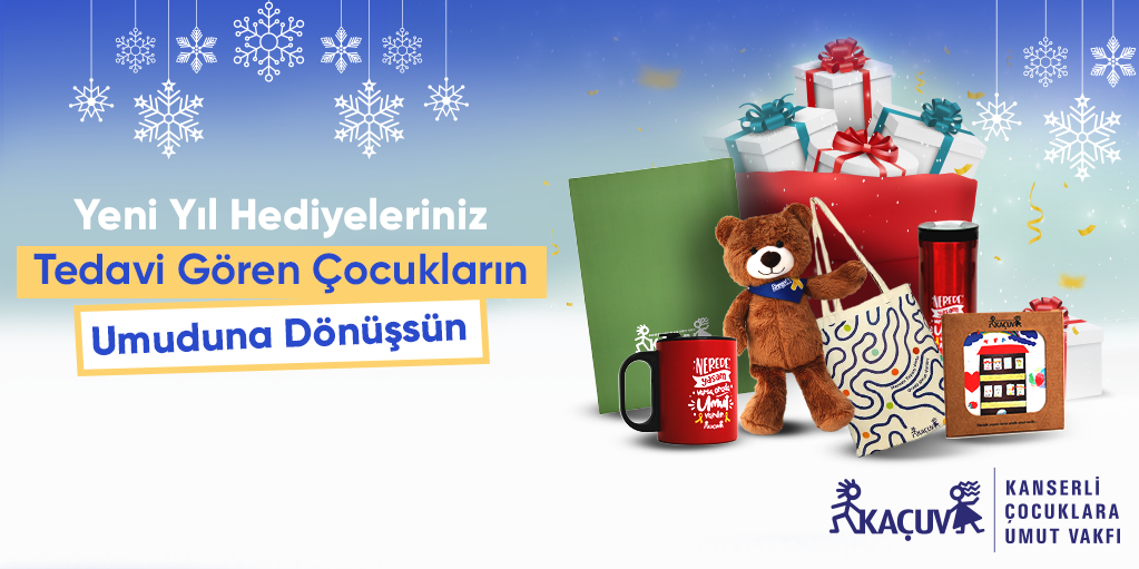 KAÇUV Umut Dükkânı’ndan alacağınız hediyeyle Yeni yılda en anlamlı hediyeyi siz verin