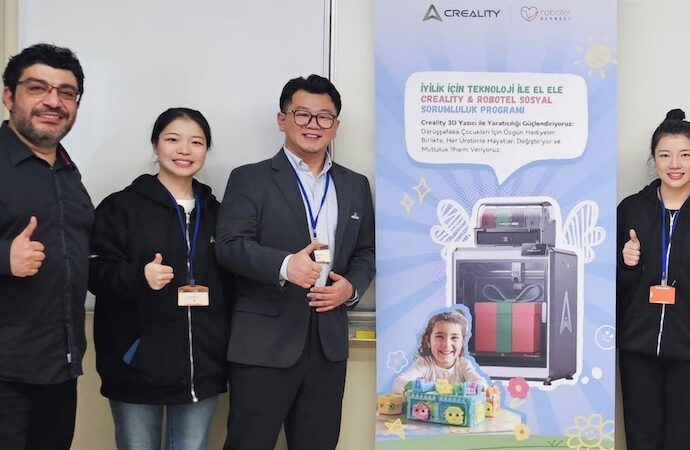 Robot El Derneği ve Creality iş birliğinde İyilik için teknoloji ile el ele etkinliği