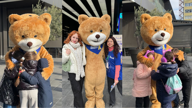 KAÇUV’un maskotu Tarço İstanbul’u dolaşarak sevgi dağıttı