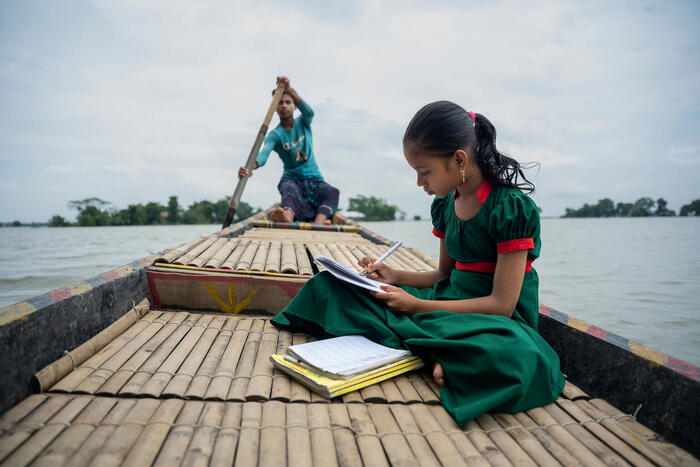 UNICEF: İklim krizi nedeniyle geçtiğimiz yıl çeyrek milyar çocuğun eğitimi aksadı