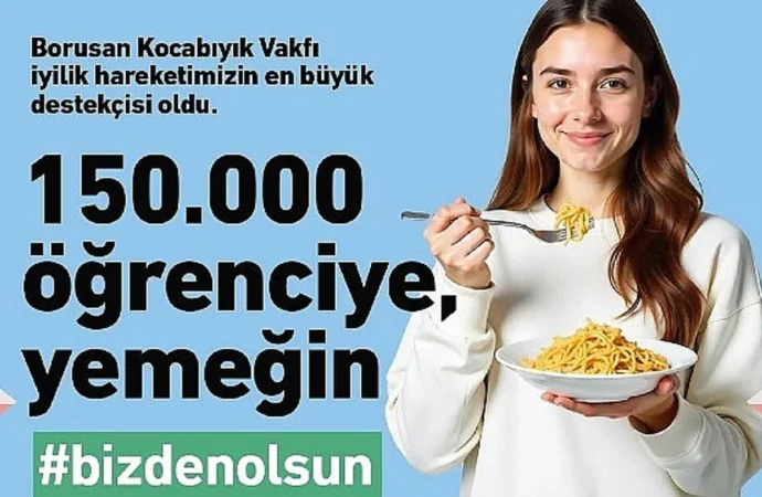 Askıda Ne Var, Borusan Kocabıyık Vakfı İşbirliğiyle 1 milyon öğün hedefiyle #BizdenOlsun diyor