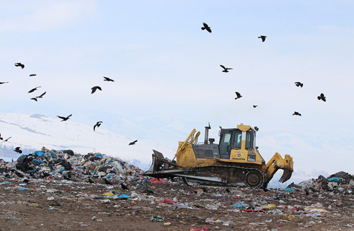 Erzurum Büyükşehir Belediyesi çöpleri elektriğe dönüştürüyor