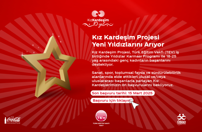 Kız Kardeşim Projesi Yıldızlar Karması Programı’na başvurular uzatıldı