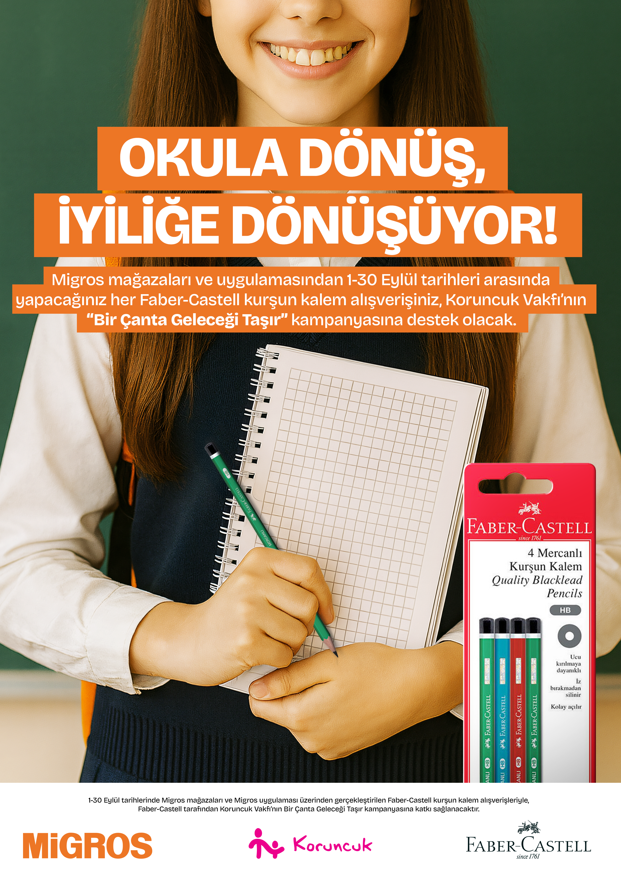 Faber – Castell ve Migros iş birliği ile Koruncuklara destek