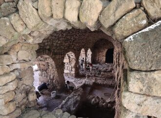 Midyat’taki bir tarihi değirmende bin 500 yıllık mozaik keşfi