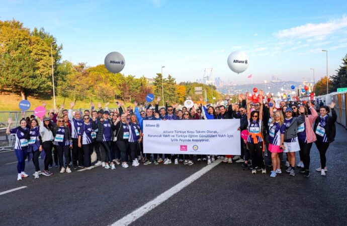Allianz Türkiye Gönüllüleri, İstanbul Maratonu’nda iyilik peşinde koştu