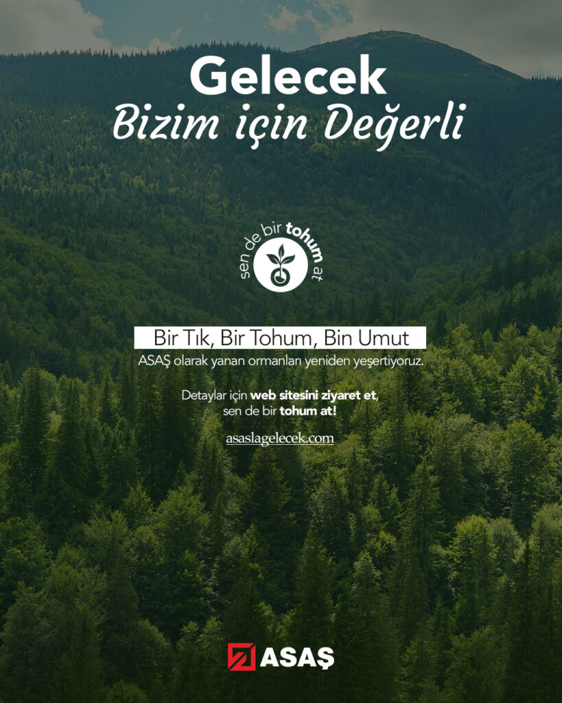 ASAŞ “Sen de Bir Tohum At” projesiyle doğayı yeniden yeşertmeye devam ediyor
