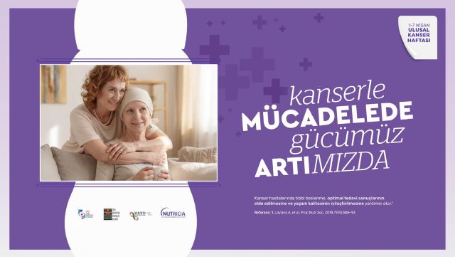 Nutricia Türkiye’den kanser mücadelesine ‘+’ güç!