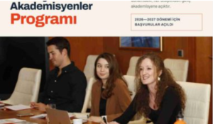 Genç Akademisyenler Programı başvuruları açıldı
