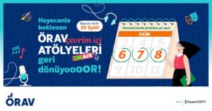 ÖRAV çevrim içi atölyelerinde Ekim programı başlıyor!