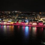 YEDAŞ, meme kanseri farkındalığı için Samsun Atakum sahilini pembeye bürüdü