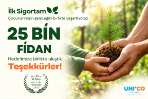Unico Sigorta’dan üç yılda 65 bin fidan bağışı